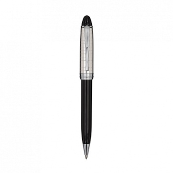 Шариковая ручка Aurora Ipsilon Quadra Silver Black CT, в подарочной коробке