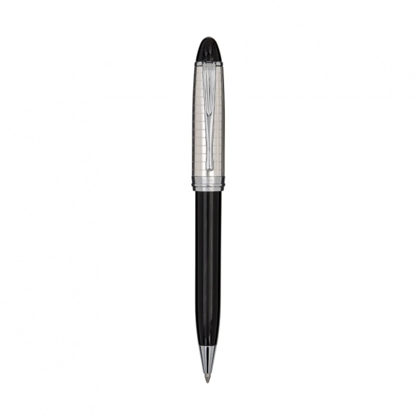Шариковая ручка Aurora Ipsilon Quadra Silver Black CT, в подарочной коробке