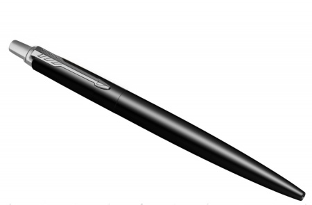 Шариковая ручка Parker Jotter Essential, Satin Black CT, стержень: M, цвет чернил : blue