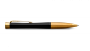 Шариковая ручка Parker Urban (матовый черный лак) Muted Black Gold Finish Trim, стержень: M, цвет чернил: blue, в подарочной упаковке.