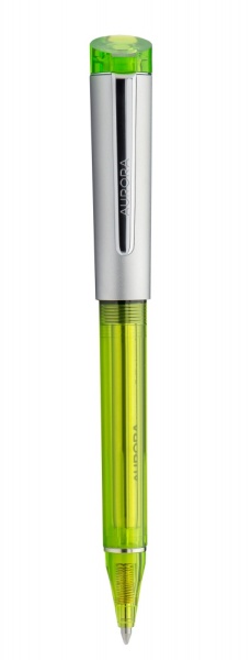 Шариковая ручка Aurora Kappa Green satin chrome CT, в подарочной коробке
