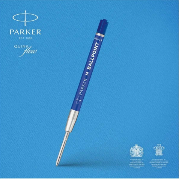 Стержень шариковый объемный Parker синий, 2шт., блистер