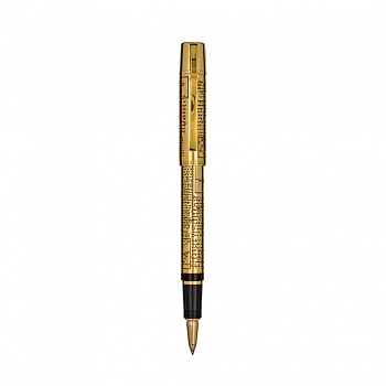 Ручка-роллер Aurora Leonardo da Vinci Limited Editions Gold Plated, в подарочной коробке