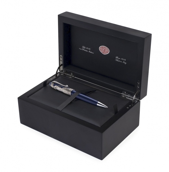 Шариковая ручка Aurora Torino blue CT, в подарочной коробке