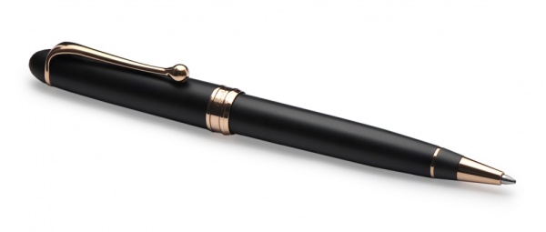 Шариковая ручка Aurora 88 Resina Ottantotto black GT, в подарочной коробке