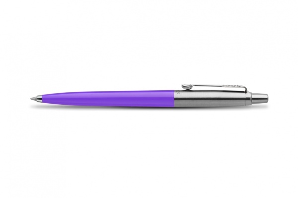 Шариковая ручка Parker Jotter, цвет FROSTY PURPLE, цвет чернил синий, толщина линии M , в подарочной коробке