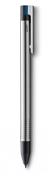 Ручка мультисистемная Lamy (3 цвета) 405 logo, Полированная сталь, M21