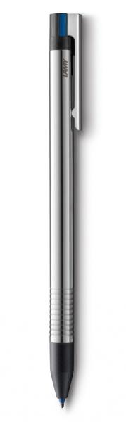 Ручка мультисистемная Lamy (3 цвета) 405 logo, Полированная сталь, M21