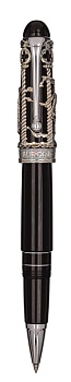 Ручка-роллер Aurora Venezia Black CT, в подарочной коробке
