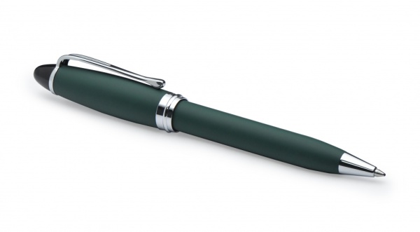 Шариковая ручка Aurora Ipsilon satin Green CT, в подарочной коробке