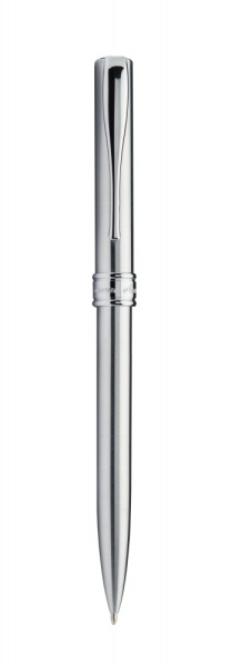 Шариковая ручка Aurora Magellano satin chrome CT, в подарочной коробке