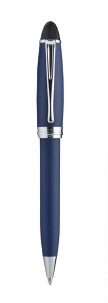 Шариковая ручка Aurora Ipsilon Satin Royale Blue CT, в подарочной коробке