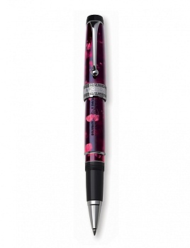 Ручка-роллер Aurora Optima Auroloide Variegated Burgundy CT, в подарочной коробке