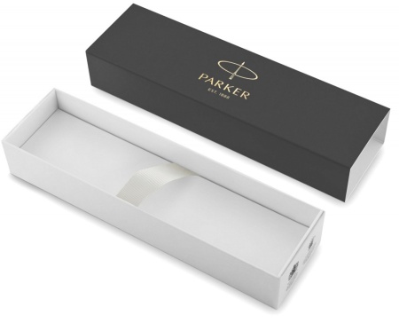 Ручка роллер Parker IM Premium Warm Silver (grey)  GT, стержень: F, цвет чернил: black, в подарочной упаковке.