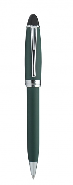 Шариковая ручка Aurora Ipsilon satin Green CT, в подарочной коробке