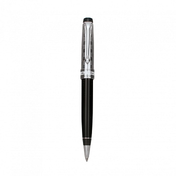 Шариковая ручка Aurora Optima Deco Black CT, в подарочной коробке