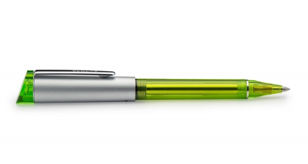 Шариковая ручка Aurora Kappa Green satin chrome CT, в подарочной коробке