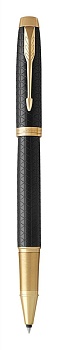 Ручка роллер Parker IM Premium Black GT, стержень: F, цвет чернил: black, в подарочной упаковке.