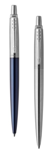Набор из 2х ручек Parker Jotter шариковая ручка Royal Blue CT и гелевая ручка Stainless Steel CT в блистерной упаковке