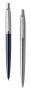 Набор из 2х ручек Parker Jotter шариковая ручка Royal Blue CT и гелевая ручка Stainless Steel CT в блистерной упаковке
